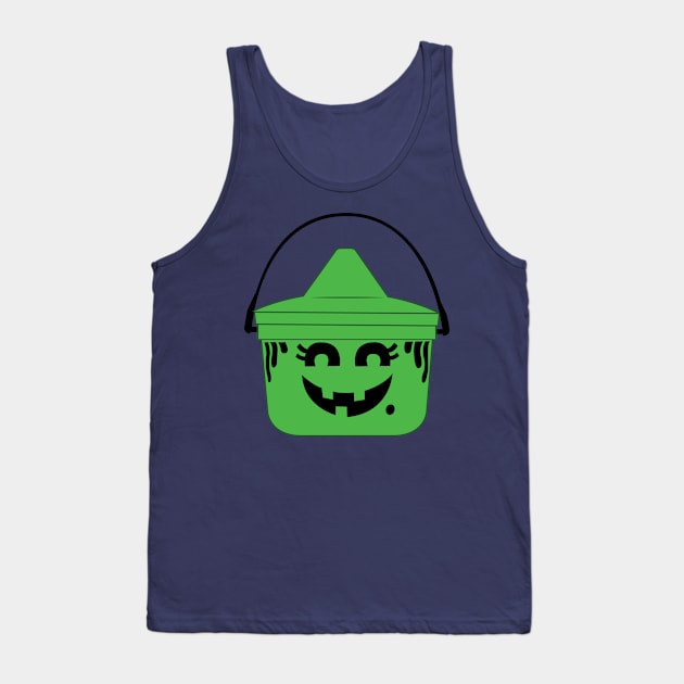 Halloween McBoo Pail | Witch Full Color Tank Top by looeyq